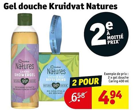 Promo Gel Douche Kruidvat Natures Chez Kruidvat Icatalogue Fr