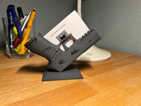 3D Printed Sig Sauer P320 Business Card Holder For Desk Etsy