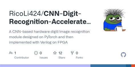 Github Ricoli424cnn Digit Recognition Accelerated On Fpga A Cnn