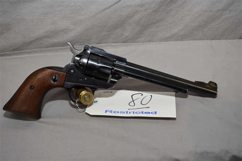 Ruger Model Single Six Early Three Screw 22 Lr Cal 6 Shot Revolver W 165 Mm Bbl [ Blued Finish