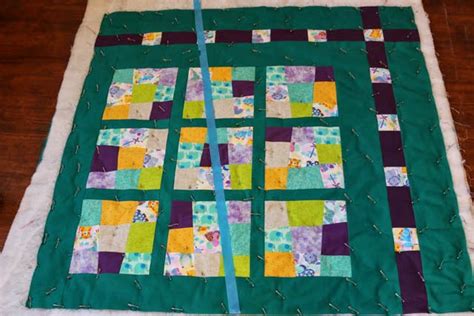 One Little Imp Crazy Nine Patch Quilt