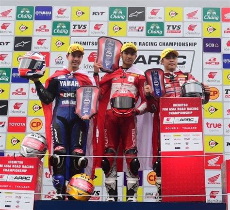 Andi Gilang Pebalap Astra Honda Cetak Sejarah Juarai Asia Ss Motogokil