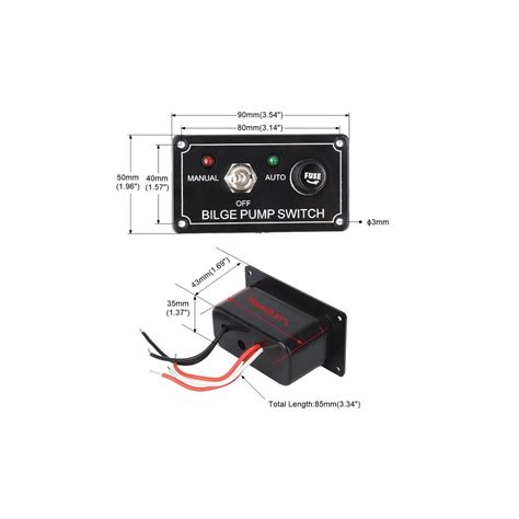 Way Bilge Pump Switch Panel