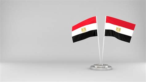 Premium Photo Waving Flag Of Egypt 3d Render Background