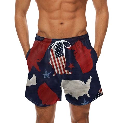 Joower Mens Board Shorts With Compression Liner Mens Swim Suit Mens