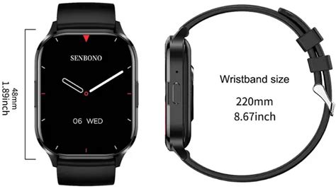 Senbono Air Amoled Smartwatch Specs Price Pros Cons Chinese