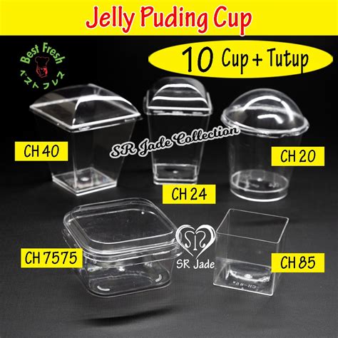 Jual Jelly Cup Tutup Gelas Cup Puding Cup Ch Ch Ch Ch