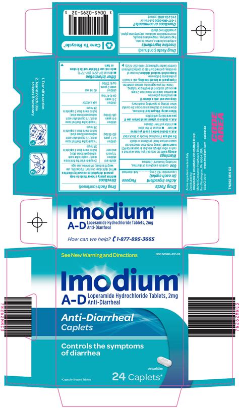 Imodium A D Loperamide Hydrochloride Tablet Film Coated