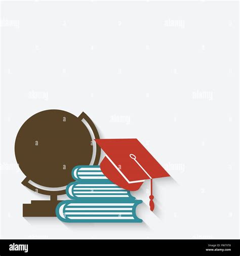 education graduation background - vector illustration. eps 10 Stock ...