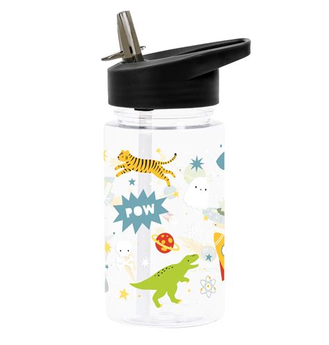 Transparent Drink Bottle with Galaxy Design | A Little Lovely Company