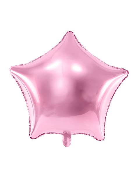 Folienballon stern rosa 40cm günstige Faschings Partydeko Zubehör