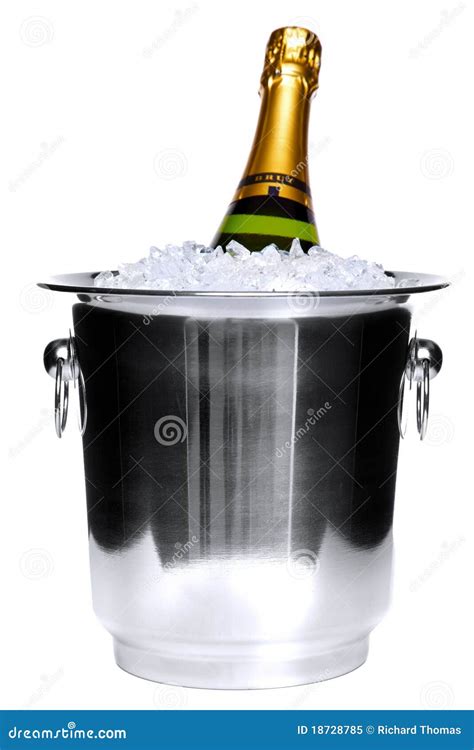 Champagne On Ice Stock Image Image Of Silver Chrome 18728785