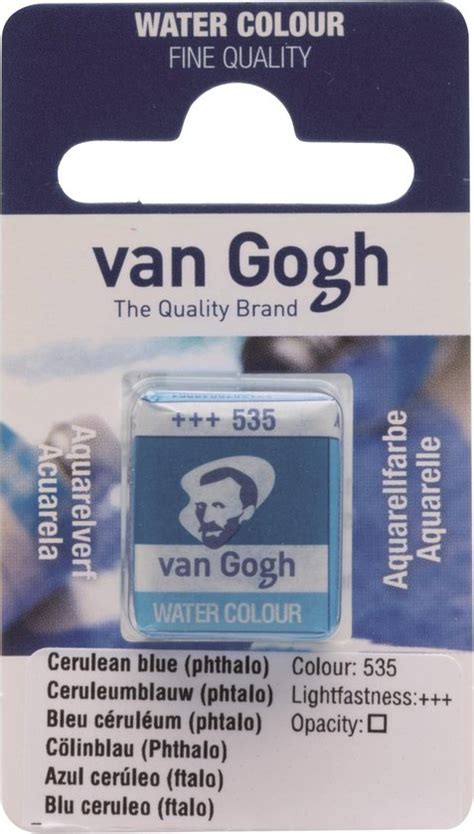 Aquarelverf Ceruleumblauw Phtalo Van Gogh Napje Bol