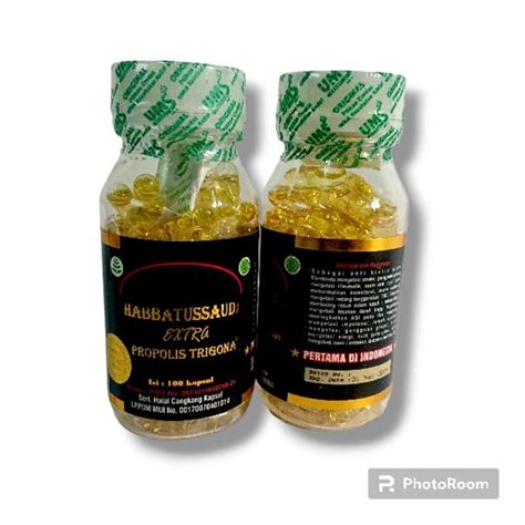 Jual Habbatussauda Extra Propolis Trigona UMS 100 Kapsul Shopee Indonesia