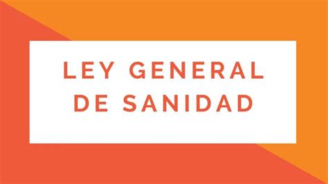 El Test De La Ley General De Sanidad 14 1986 Asegurando La Calidad De