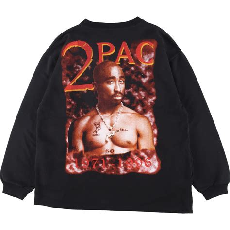 【楽天市場】古着 90年代 2pac トゥーパック 両面プリント プリントスウェットシャツ トレーナー メンズl ヴィンテージ Eva001907 【中古】【n2301】 【221113