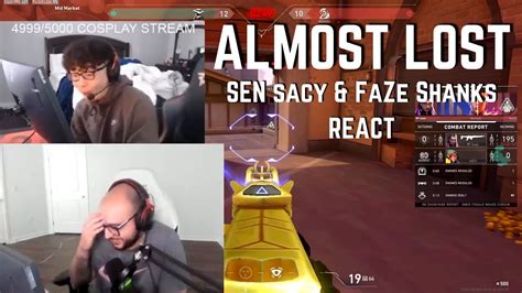 Sen Sacy And Faze Shanks React To Babyj Whiffing And Almost Losing The