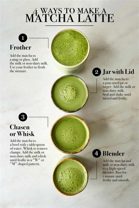 Ways To Make A Matcha Latte Without A Whisk