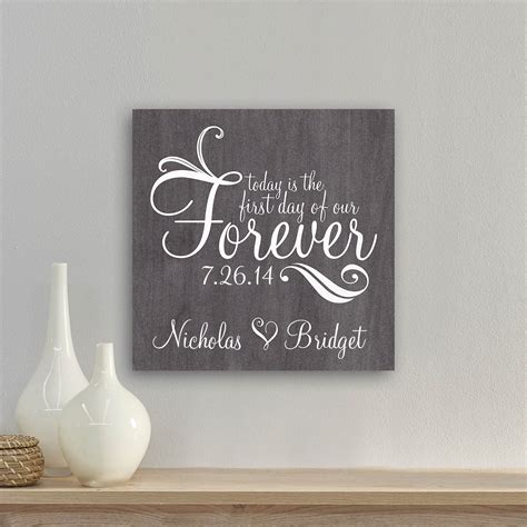 Trinx Forever On Canvas Textual Art Wayfair