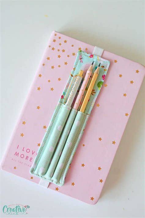 How To Sew A Diy Pen Holder For Notebook Easy Peasy Creative Ideas