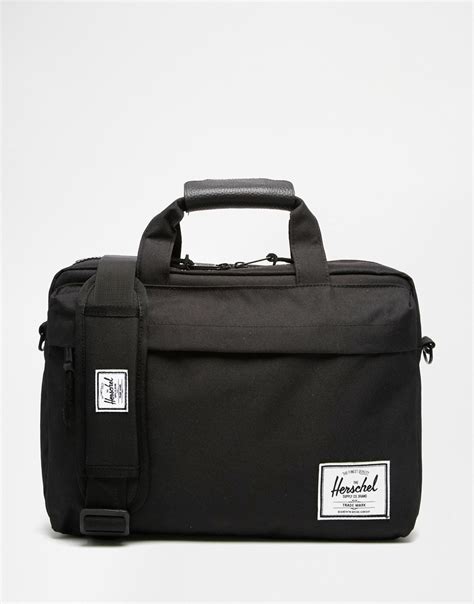 Herschel supply co. Herschel Clark Laptop Bag in Black for Men | Lyst