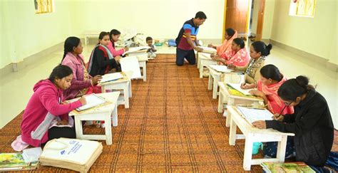 Ten Women Of Suidih Village Being Trained By RSP In Traditional Art Of