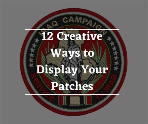 12 Creative Ways To Display Your Patches Today Patches