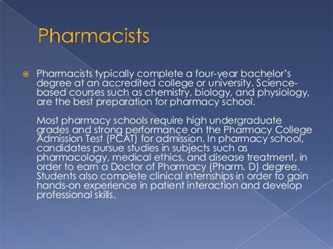 Steps To Becoming A Pharmacist