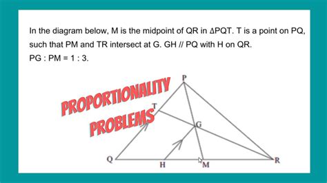 Euclidean Geometry Concept Proportionality Theorem Problem Solved Youtube