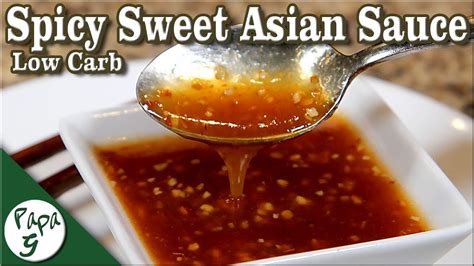 Spicy Sweet Asian Sauce Low Carb Keto Condiment Chili Sauce Recipe