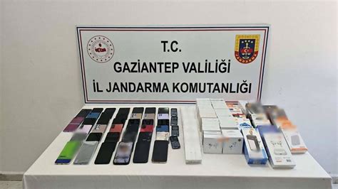 Gaziantep te operasyon 2 5 milyon TL değerinde kaçak telefon ele geçirildi