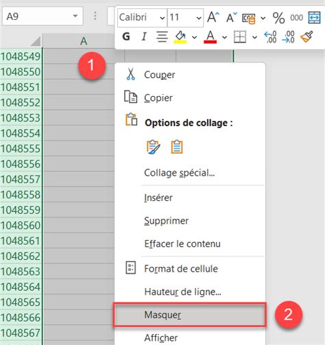 Comment Masquer Les Cellules Inutilis Es Dans Excel Et Google Sheets