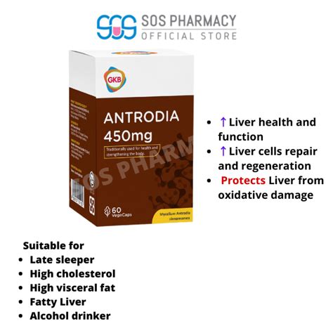 GKB Antrodia Liver Tonic 60 s Liver Supplement 牛樟芝 护肝保健品 Lazada