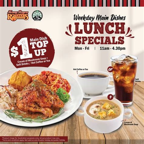 27 Apr 2023 Onward Kenny Rogers Roasters Lunch Special SG