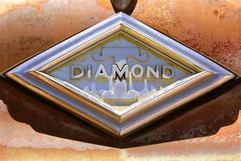 Diamond T Truck Emblem Photograph By Mike Mcglothlen Pixels