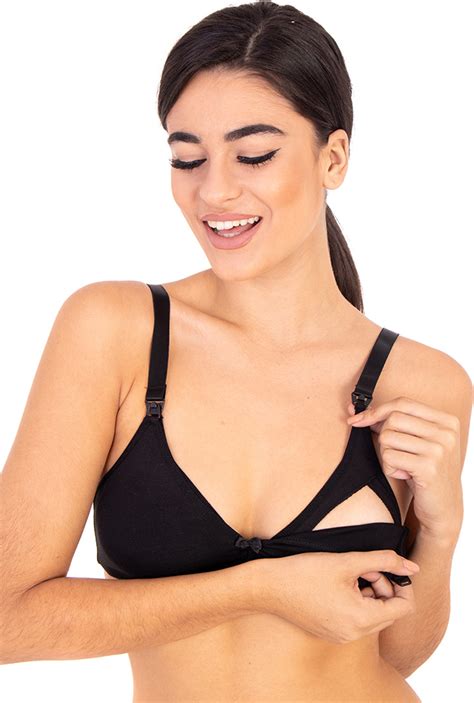 NBB Lingerie 3581 Βαμβακερό Σουτιέν Εγκυμοσύνης Θηλασμού με Clips