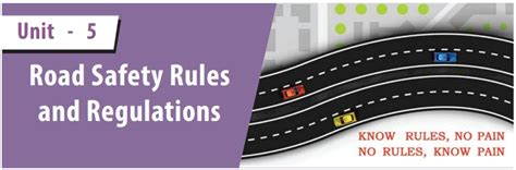 Road Safety Rules And Regulations Chapter 5 Civics 8th Social Science