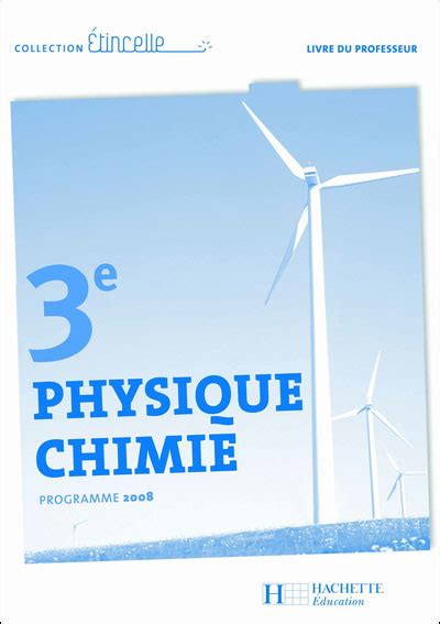 Etincelle Physique Chimie 3e Livre du professeur broché Durandeau