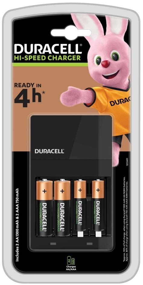 Duracell 45min Advanced Charger CEF27 Inkl 2xAA 1 300mAh 2xAAA