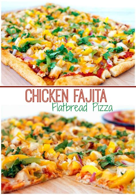 You Have To Try This Chicken Fajita Flatbread Pizza Recipe