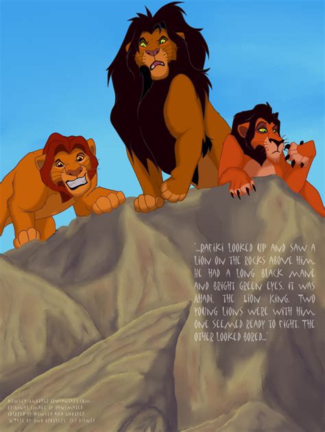 Mufasa, Ahadi and Taka by NewSea-ANother on DeviantArt