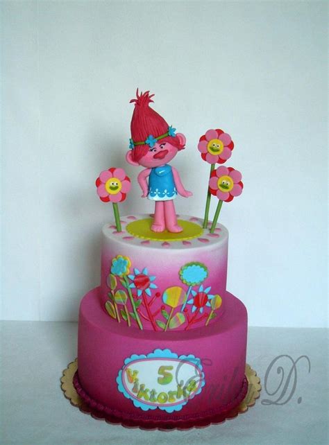 Poppy Troll Decorated Cake By Derika Cakesdecor