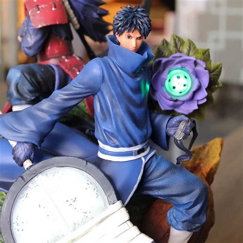 Buy Naruto Statue Model Uchiha Obito VS Uchiha Madara PVC Atcion