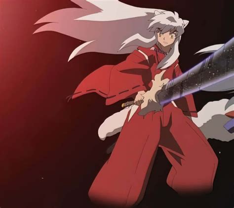 Download Inuyasha Wielding The Mighty Sword Tessaiga Wallpaper