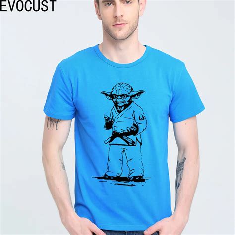 STAR WARS Yoda JUDO JIU JITSU T Shirt Top Lycra Cotton Men T Shirt New