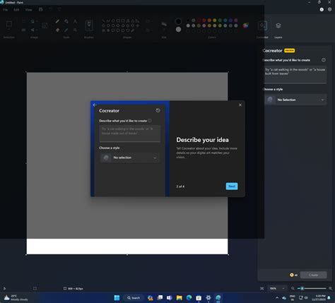 L integrazione DALL E 3 di Microsoft Paint è in fase di implementazione