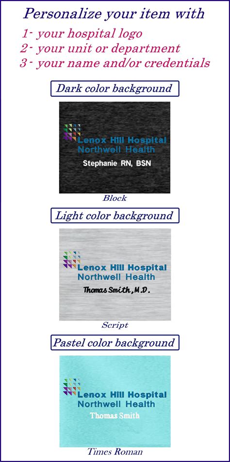 Lenox Hill Hospital Apparel