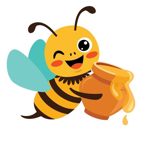 Ilustraci N De Dibujos Animados De Una Abeja Vector En Vecteezy