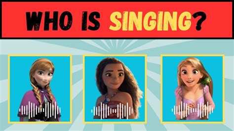 WHO IS SINGING DISNEY EDITION YouTube