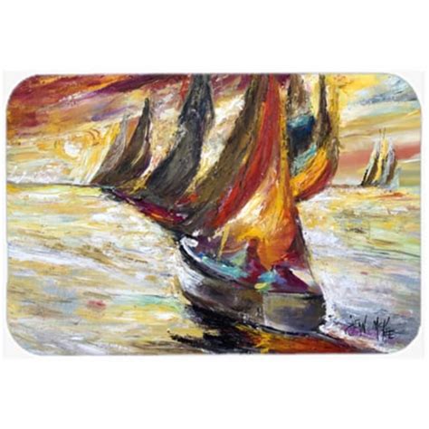 Red Sails Sailboat Mouse Pad Hot Pad Trivet Kroger